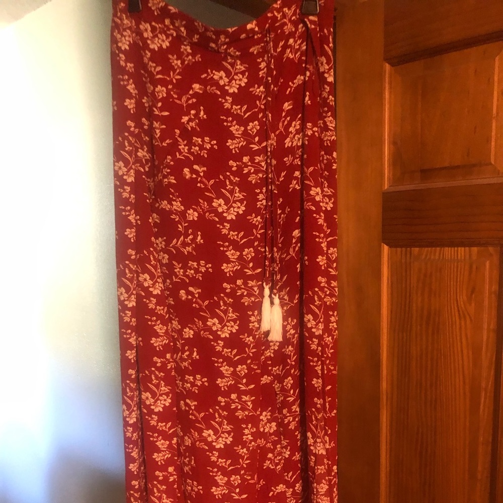 Slit leg pants
